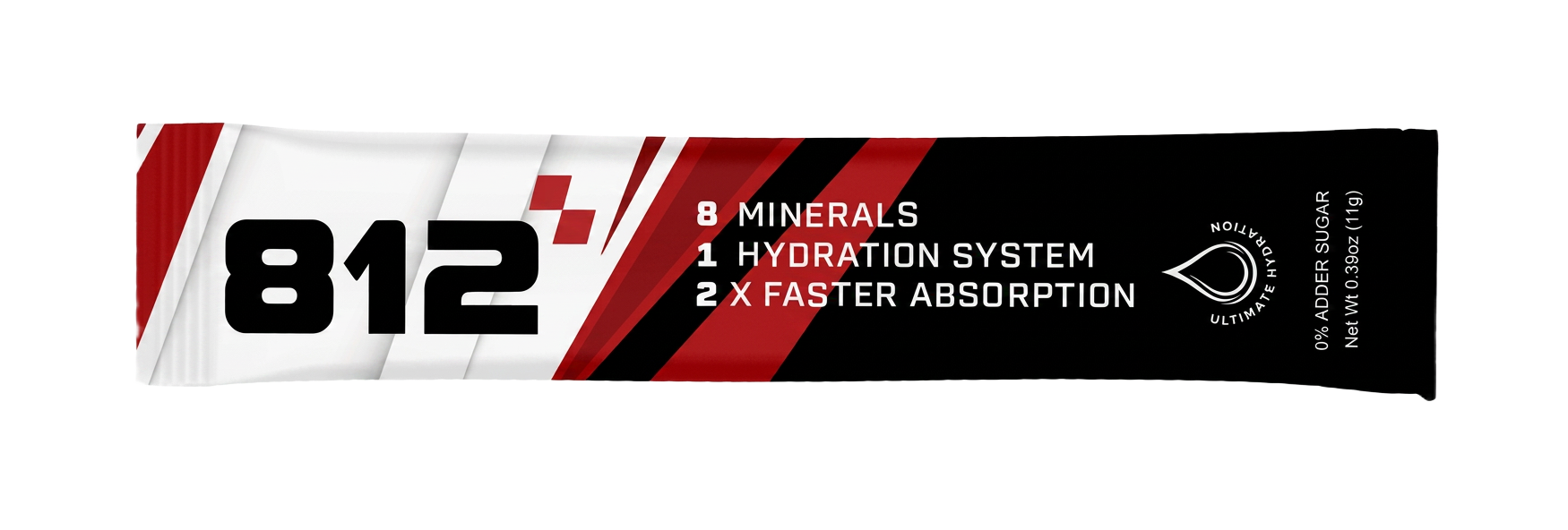812 hydration stick packaging detail